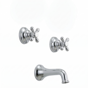 Rhine In-Wall Tub Filler Set P0408 | Strom Living Chrome - Showers