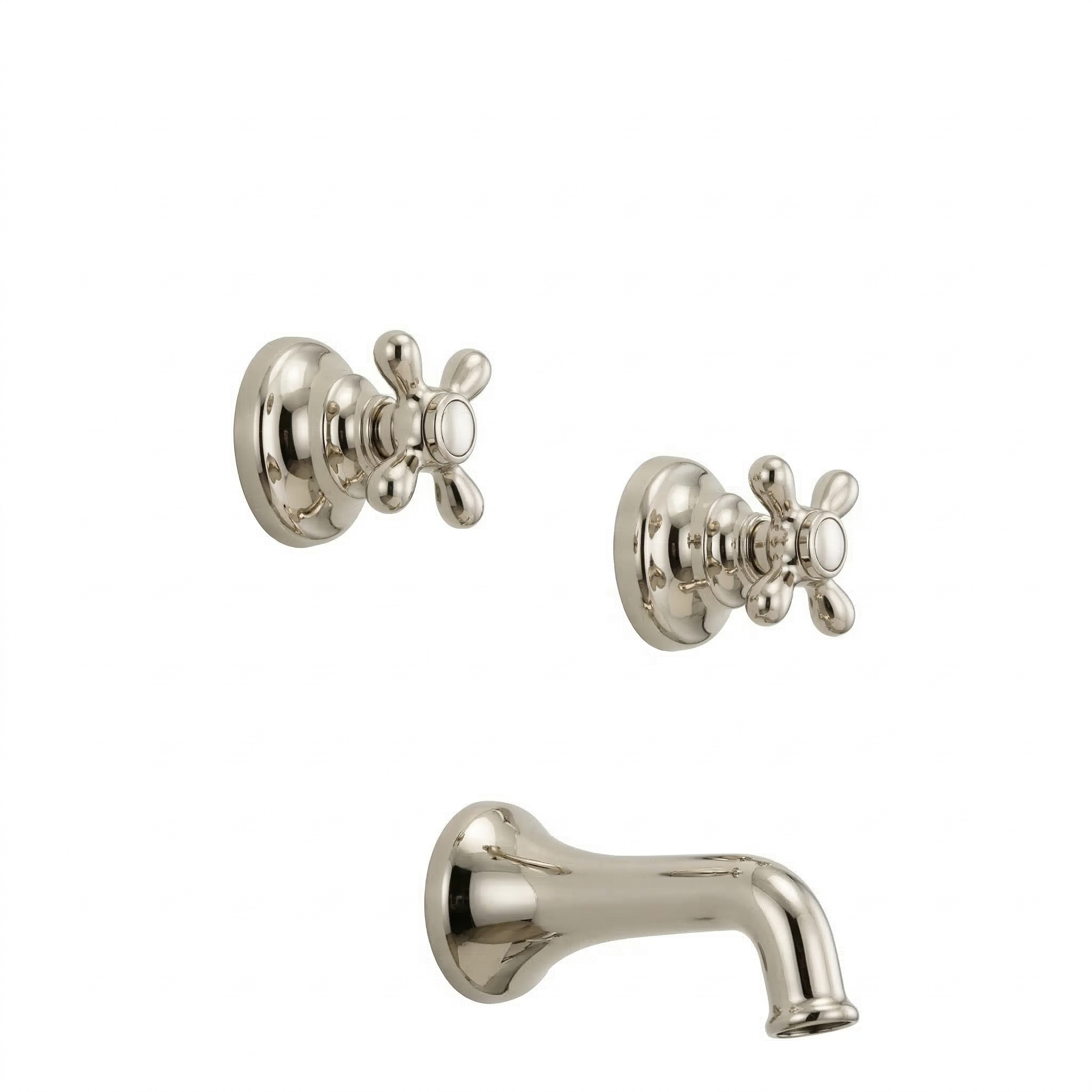 Rhine In-Wall Tub Filler Set P0408 | Strom Living Polished Nickel - Showers