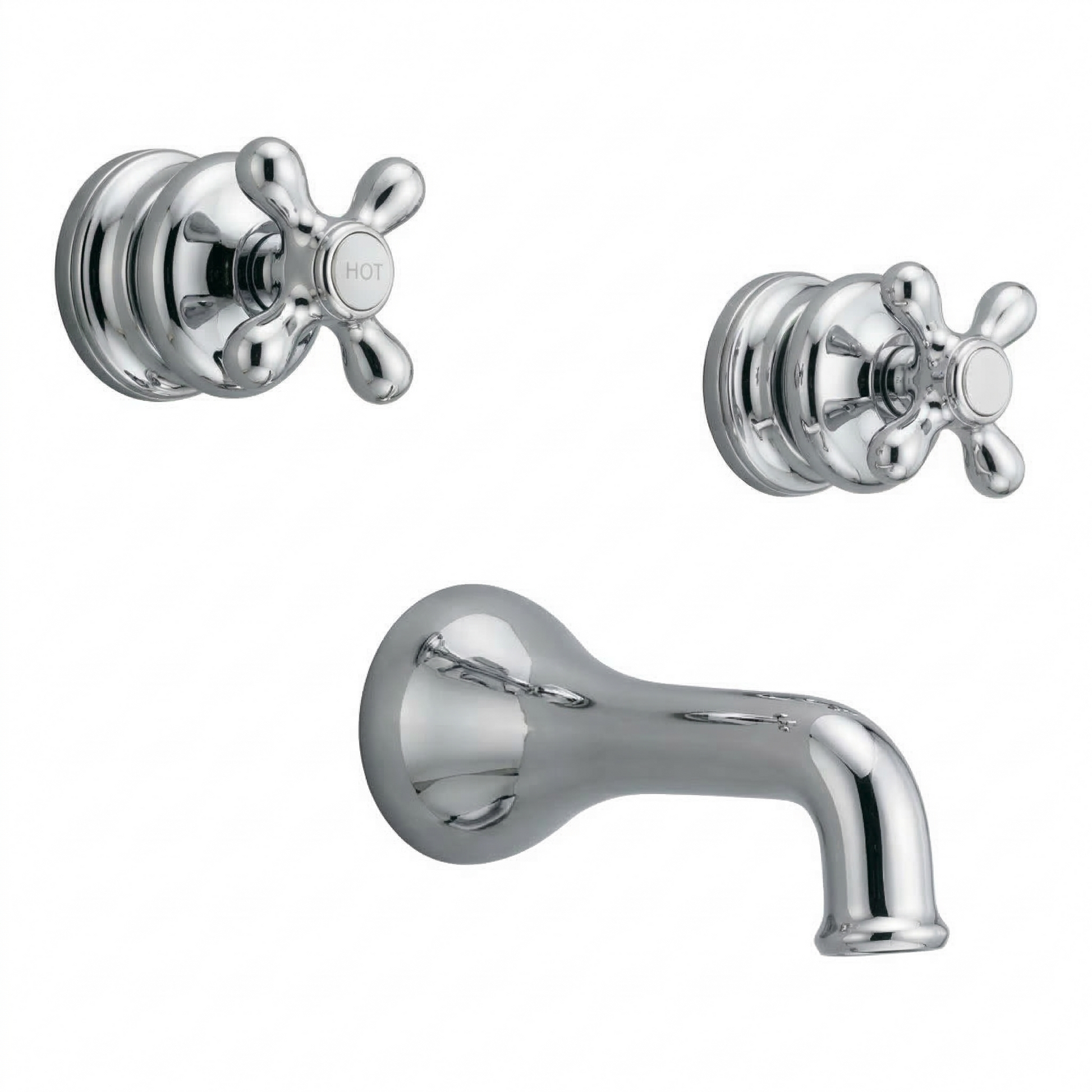Thames In-Wall Tub Filler Set P0412 | Strom Living Chrome - Showers