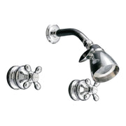 Thames In-Wall Shower Set With Cross Handle For Hot/Cold and Spout P0413 | Strom Living
