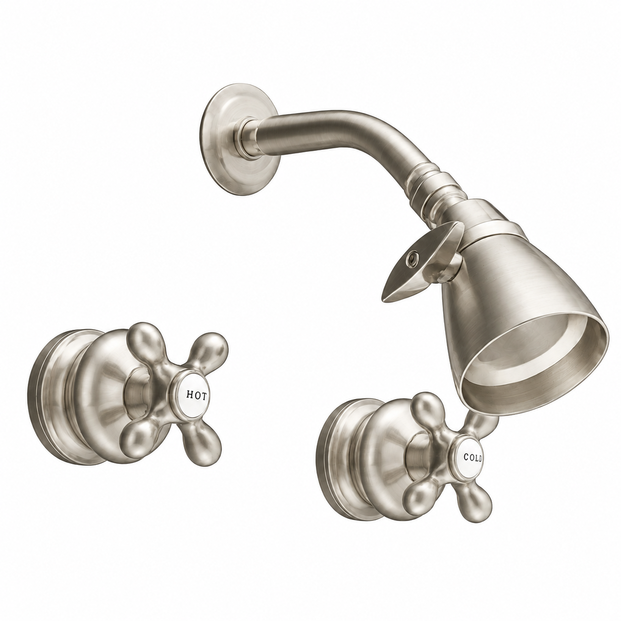 Thames In-Wall Shower Set P0413 | Strom Living Matte Nickel - Showers