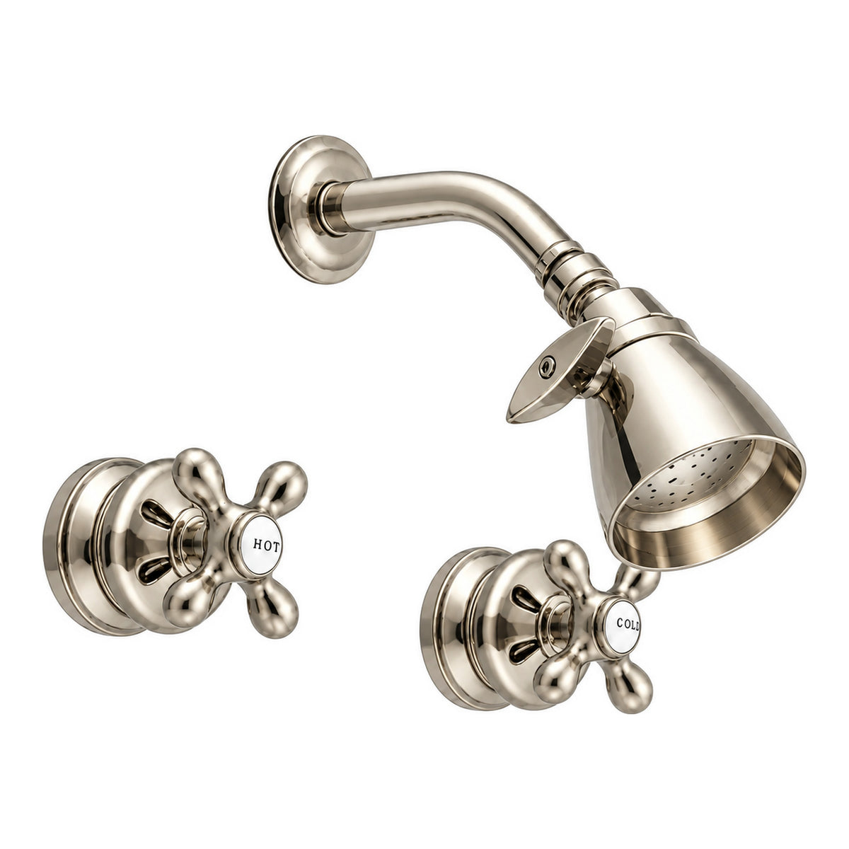 Thames In-Wall Shower Set P0413 in Polished Nickel