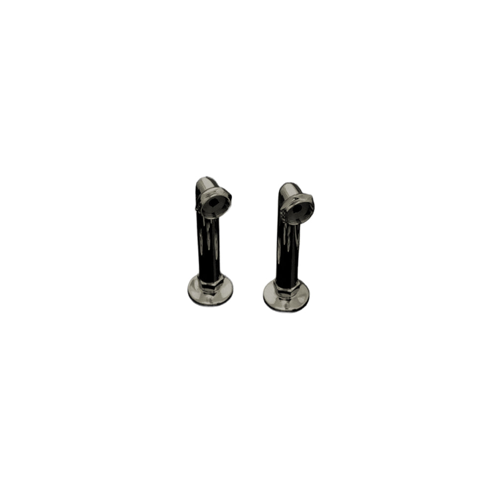 Deck Mount Coupler Pair 6", 90 Degree P0459 | Strom Living Matte Nickel - Plumbing Parts