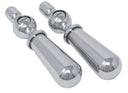 Strom Living P0476 Lever Handles Chrome Temperature Handle Pair - Faucet Parts
