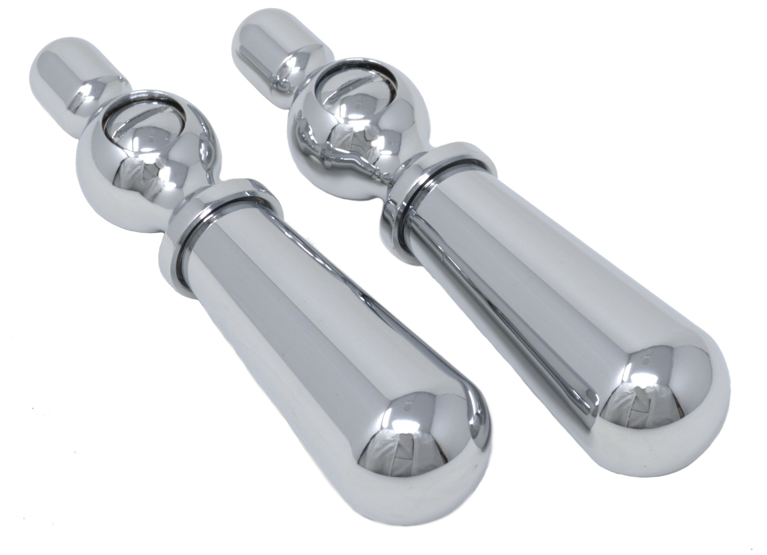 Strom Living P0476 Lever Handles Chrome Temperature Handle Pair - Faucet Parts