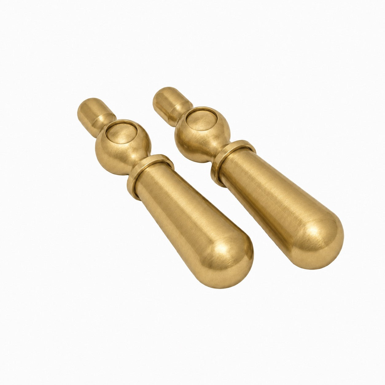 Strom Living P0476 Lever Handles Satin Brass Temperature Handle Pair - Faucet Parts