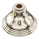Strom Living St. Lawrence Escutcheon with Faucet Hole Cover in Polished Nickel