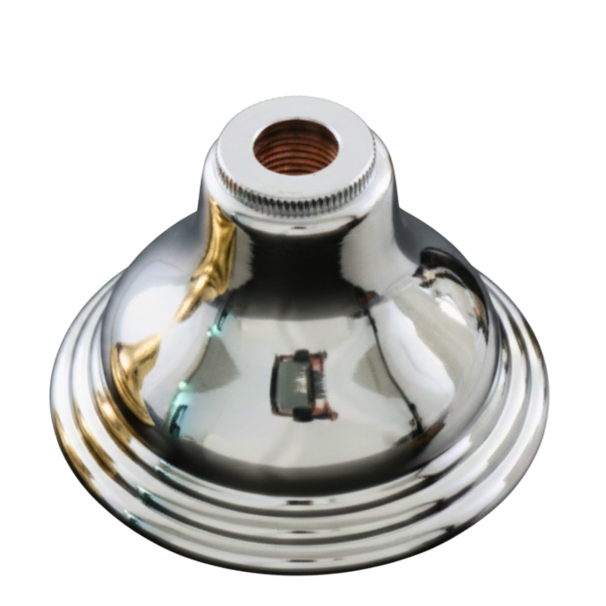 Strom Living St. Lawrence Escutcheon with Faucet Hole Cover Chrome - Faucet Parts