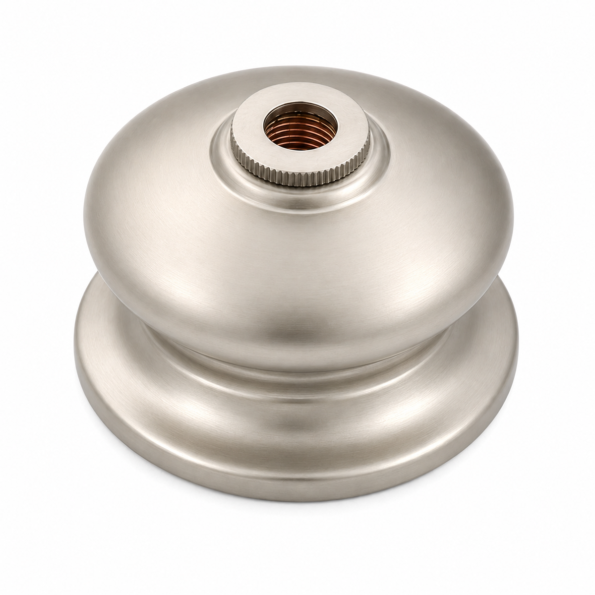 Strom Living Thames Escutcheon and Nut with Cover Plate Matte Nickel - Faucet Parts