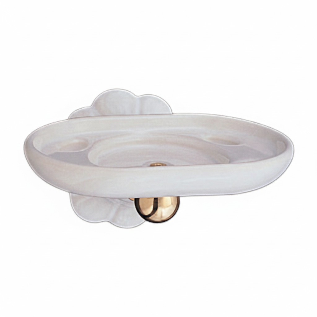 Porcelain Vintage Style Wall Mount Porcelain Toothbrush Glass Holder, Solid Brass P0509 | Strom Living - Bathroom Accessories