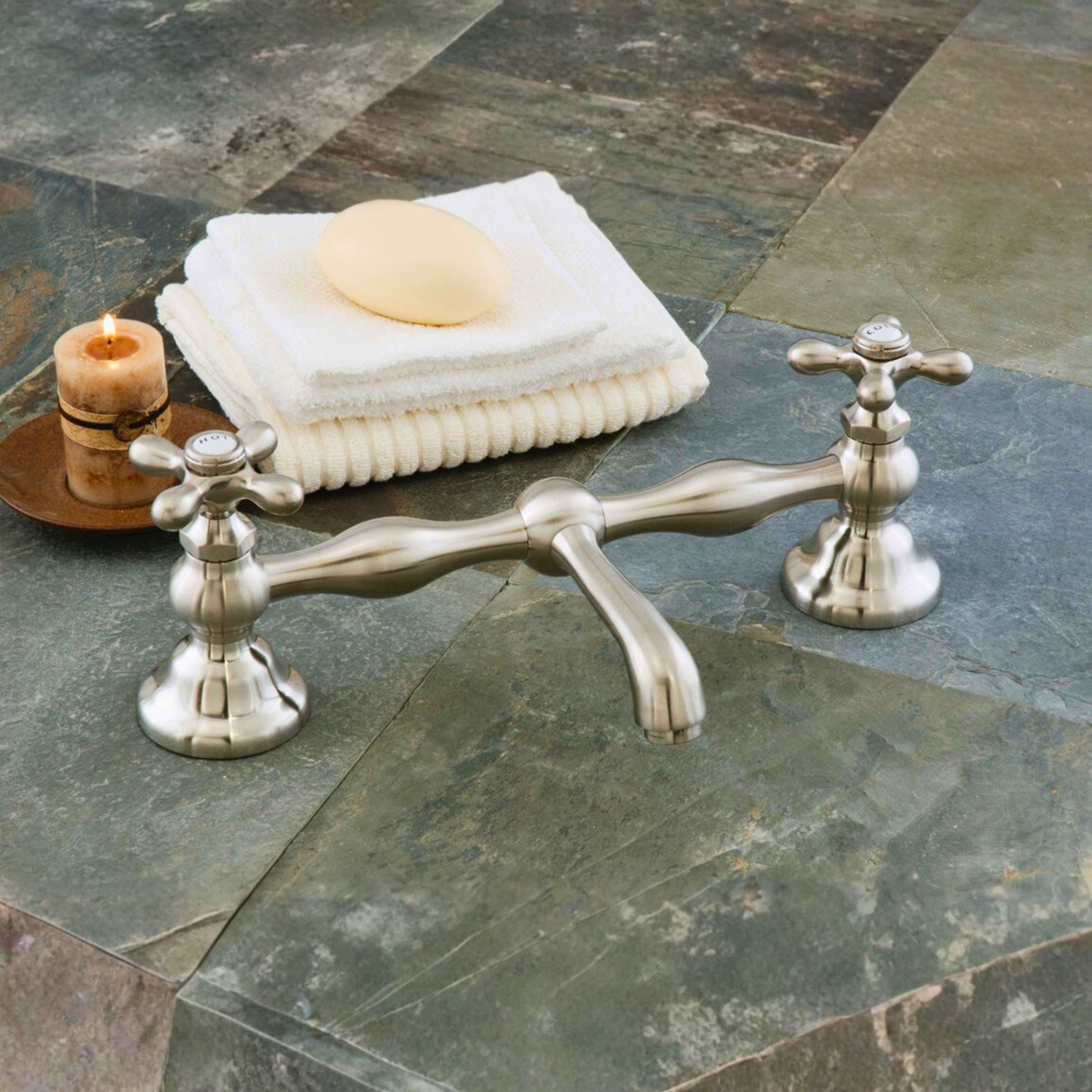 Columbia Bridge Straight Lav Faucet P0549 | Strom Living - Bathroom Faucets