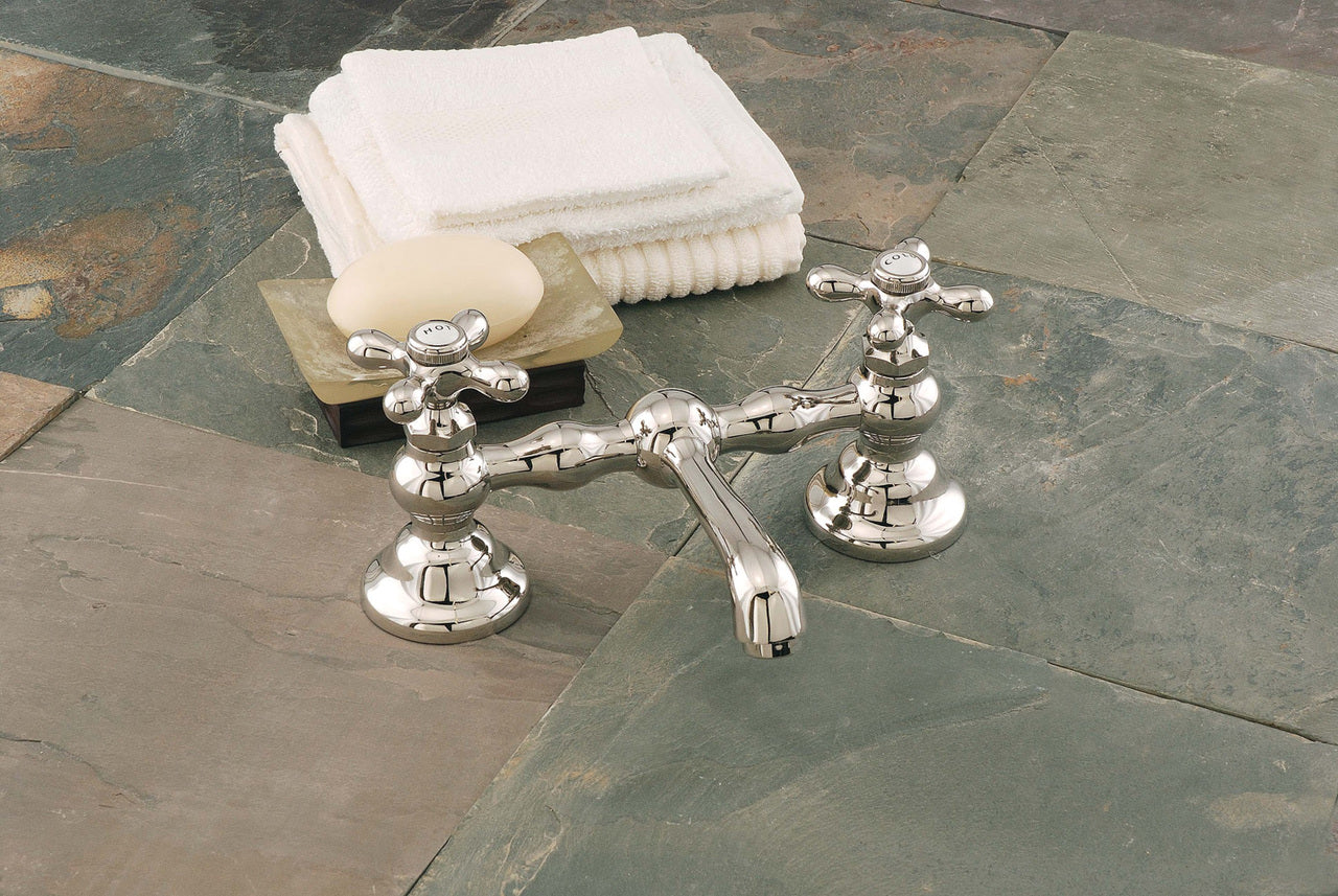 8" Centers in Polished Nickel