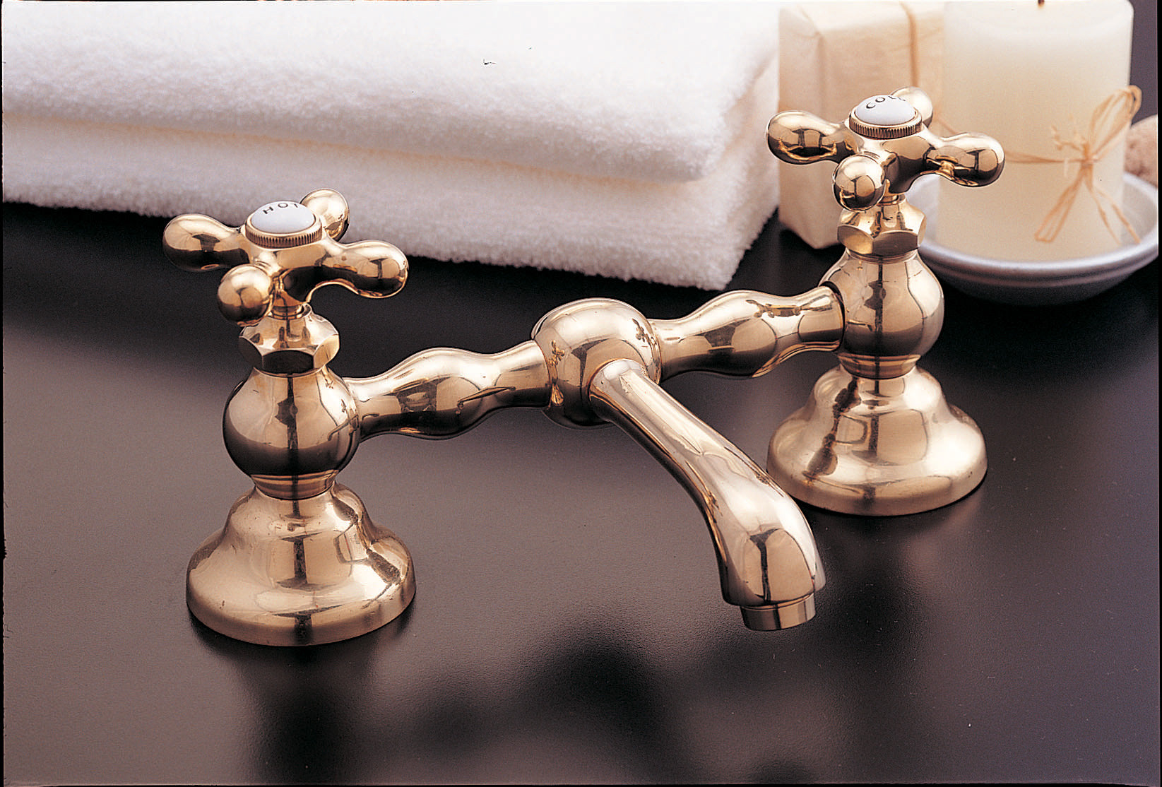 Strom Living P0549-8 Columbia Bridge Lavatory Faucet with Straight Spo