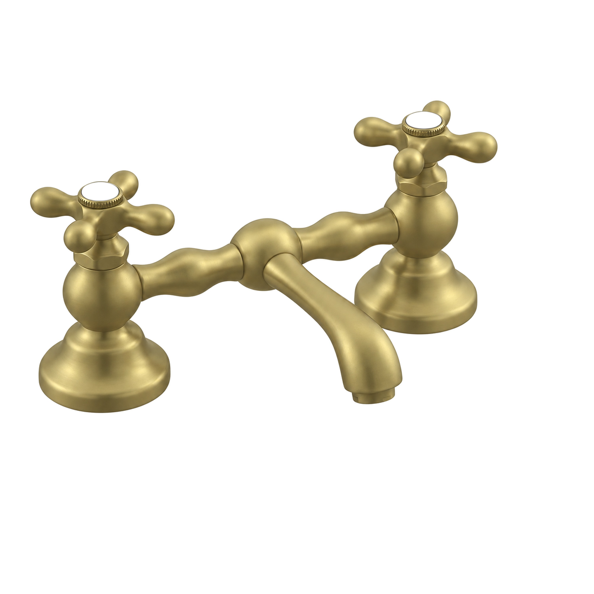 Columbia Bridge Straight Lav Faucet P0549 in Raw Brass