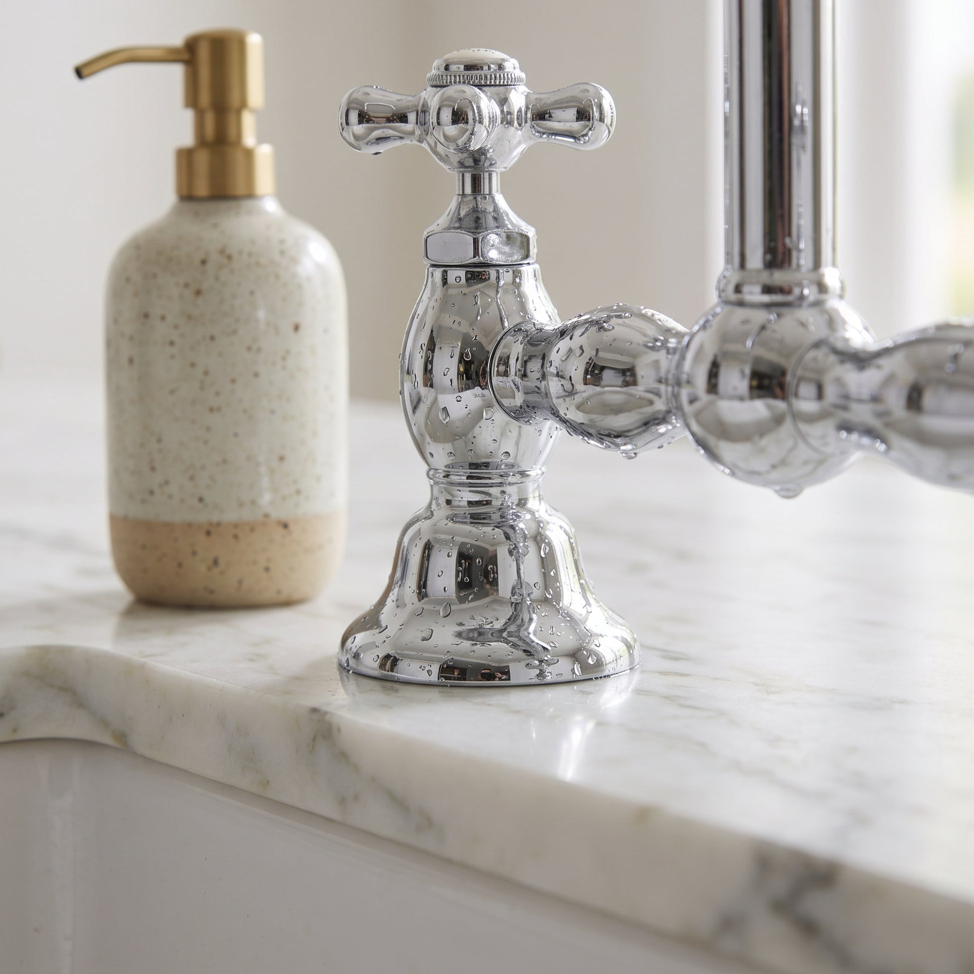Columbia Bridge Gooseneck Lav Faucet P0550 | Strom Living - Bathroom Faucets
