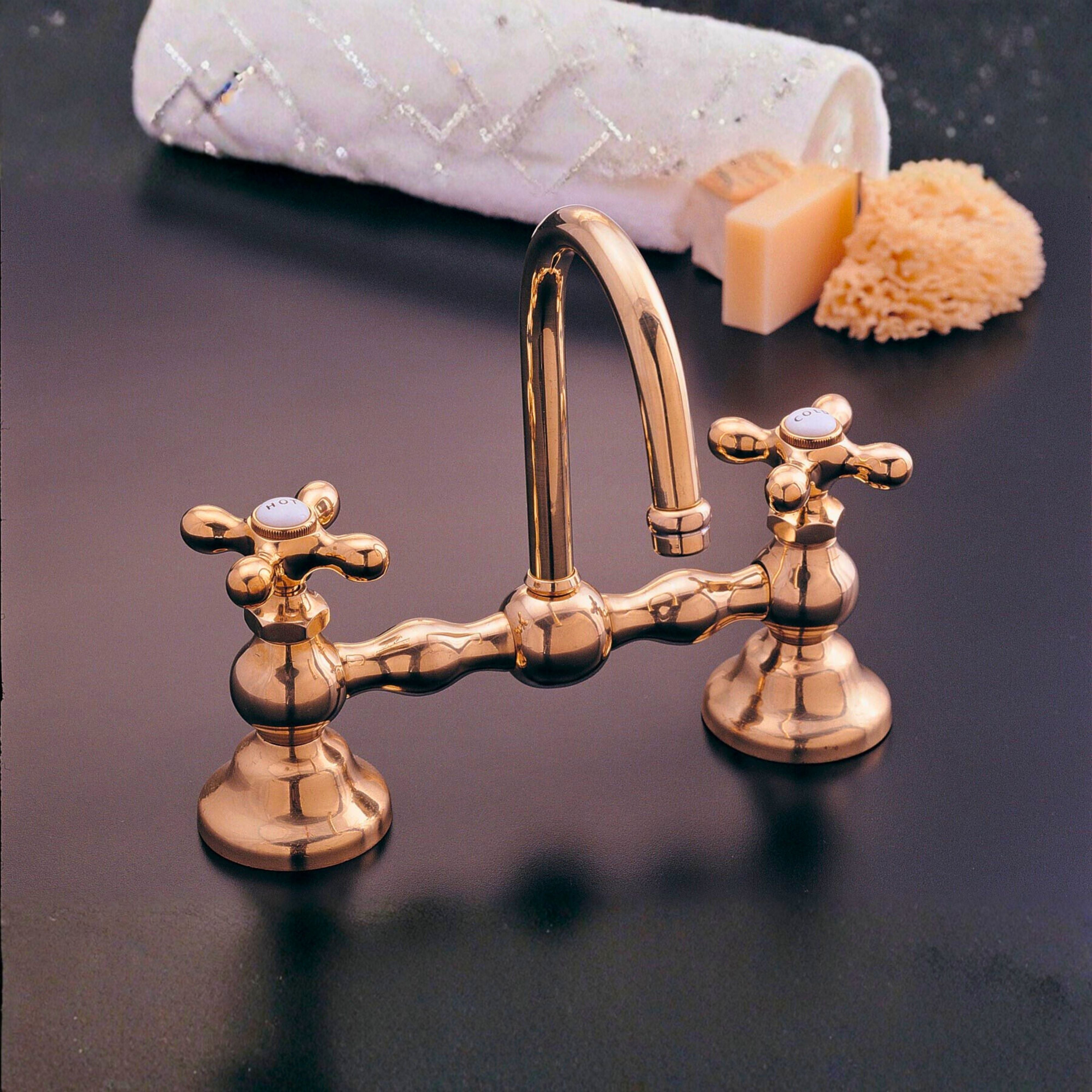 Columbia Bridge Gooseneck Lav Faucet P0550 | Strom Living - Bathroom Faucets