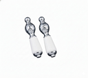 Strom Living P0552 2" Long Porcelain Handle Pair Chrome - Faucet Parts