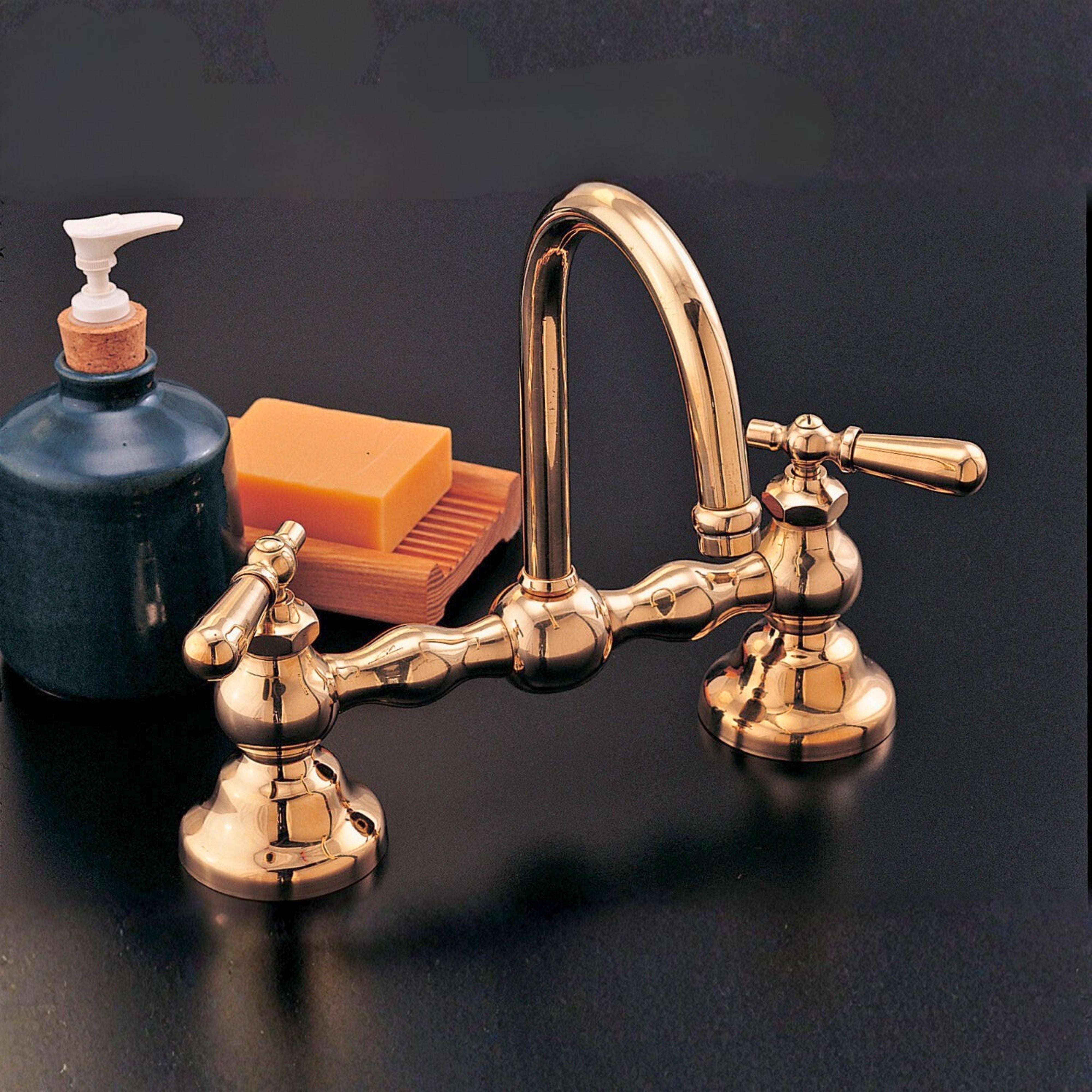 Columbia Bridge Lavatory Faucet Lever Handles P0557 | Strom Living - Bathroom Faucets