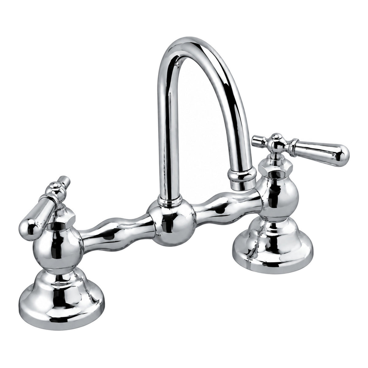 Columbia Bridge Lavatory Faucet Lever Handles P0557 in Chrome