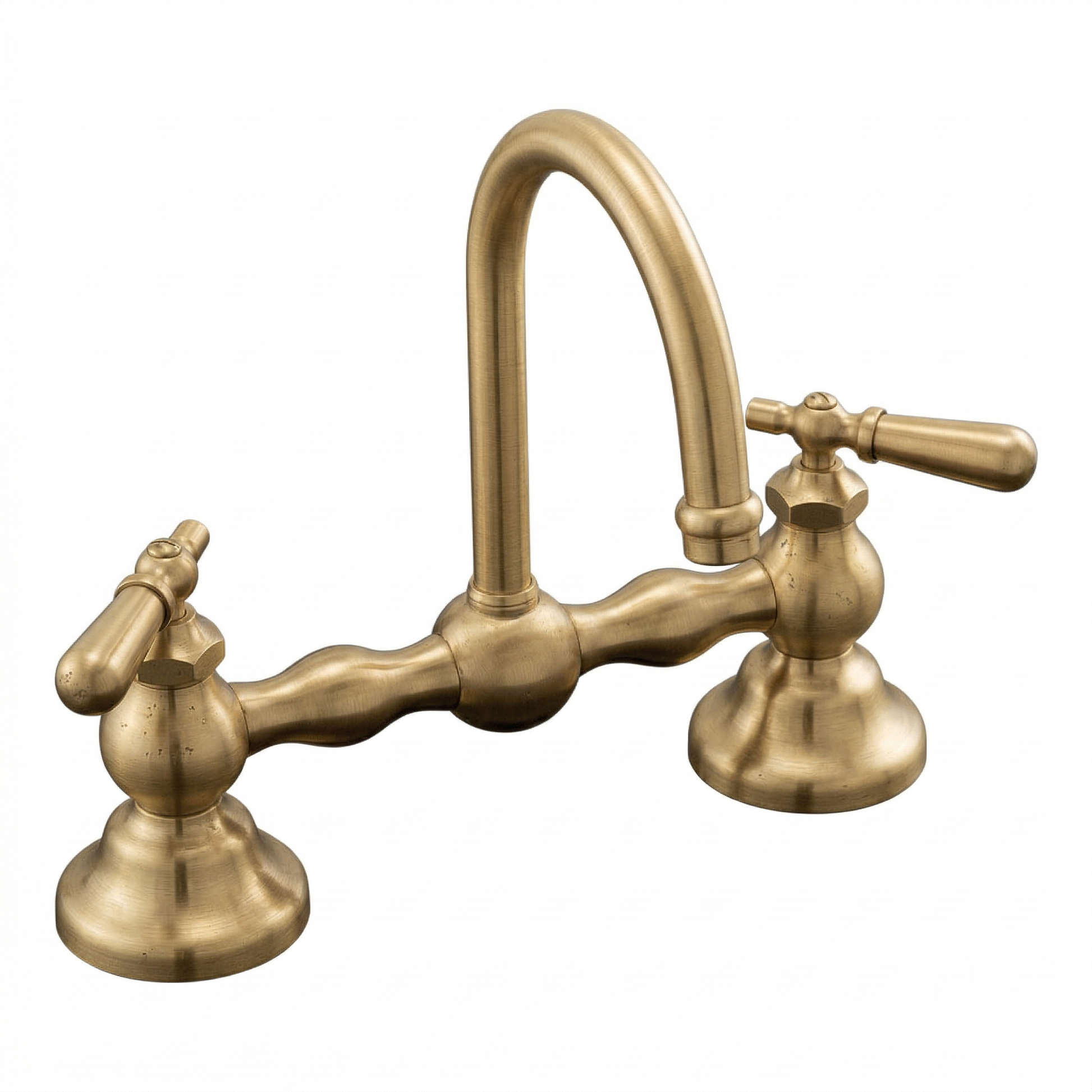 FAUCET TWO 箱無し 三和ボタン Columbia Bridge Lavatory Faucet Lever Handles P0557 | Strom Living