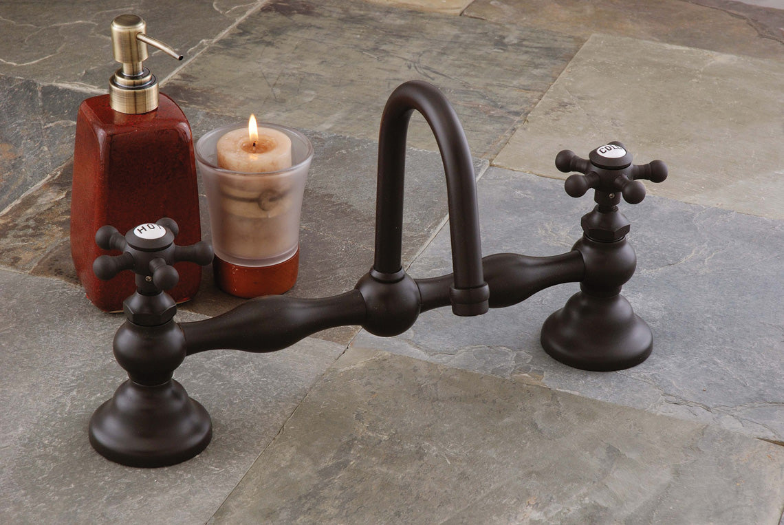 8" Centers in Supercoated Brass