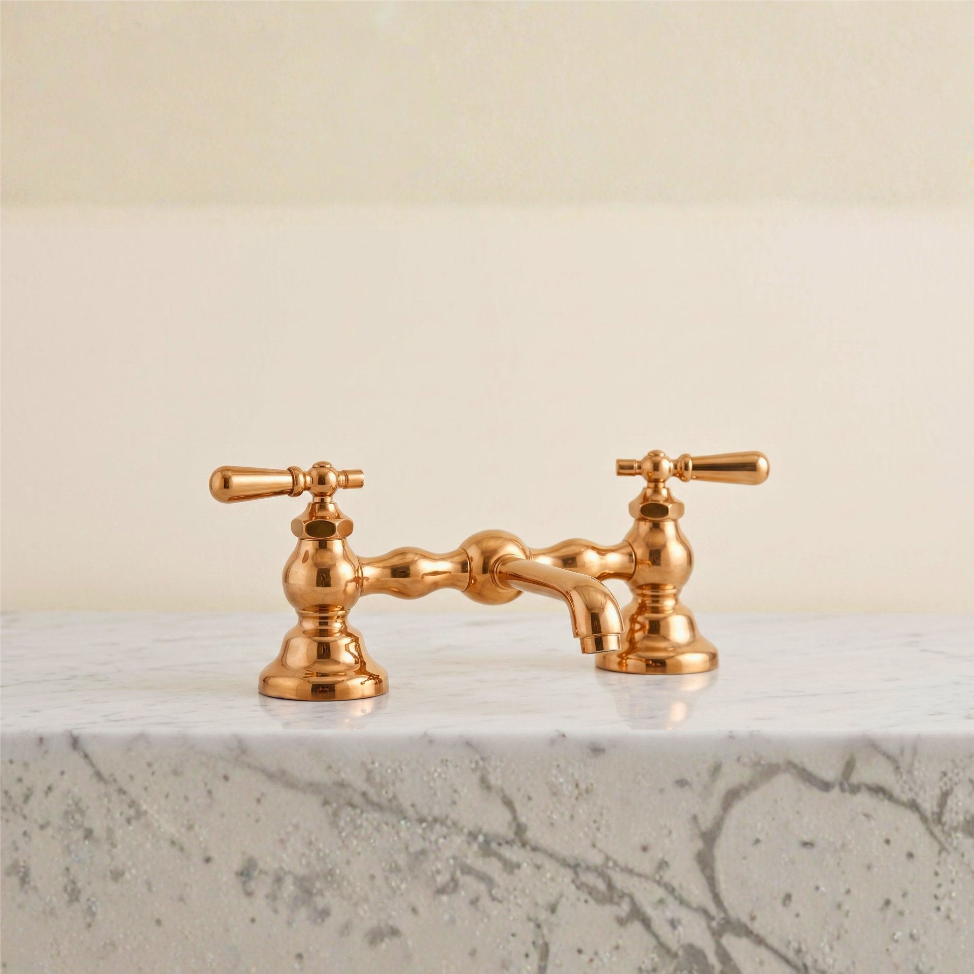 Columbia Bridge Faucet with Straight Spout P0565 | Strom Living - Bathroom Faucets