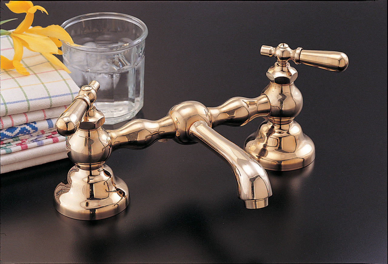 8" Centers in Supercoated Brass