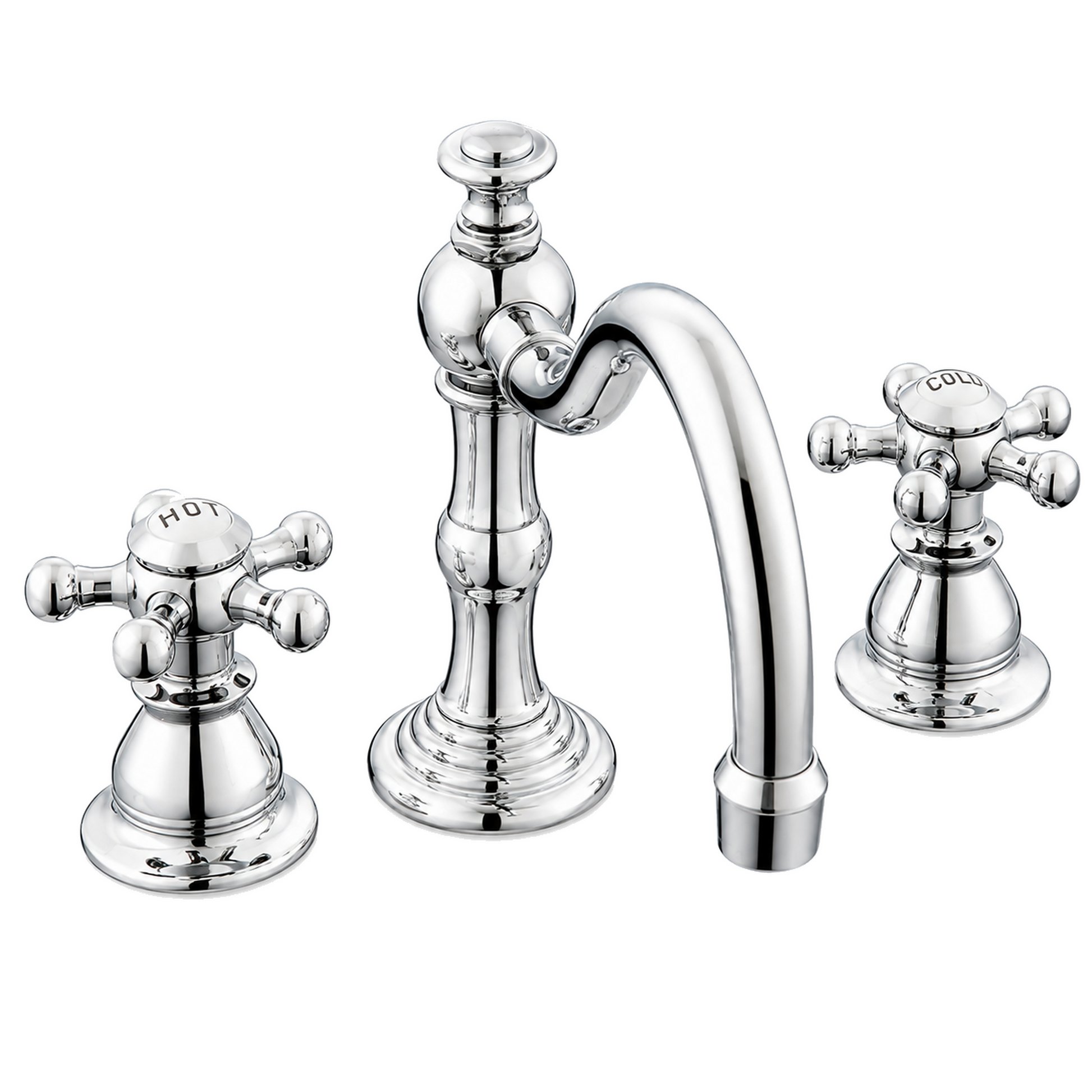 Rio Grande Widespread Lavatory Faucet P0588 | Strom Living Chrome - Bathroom Faucets