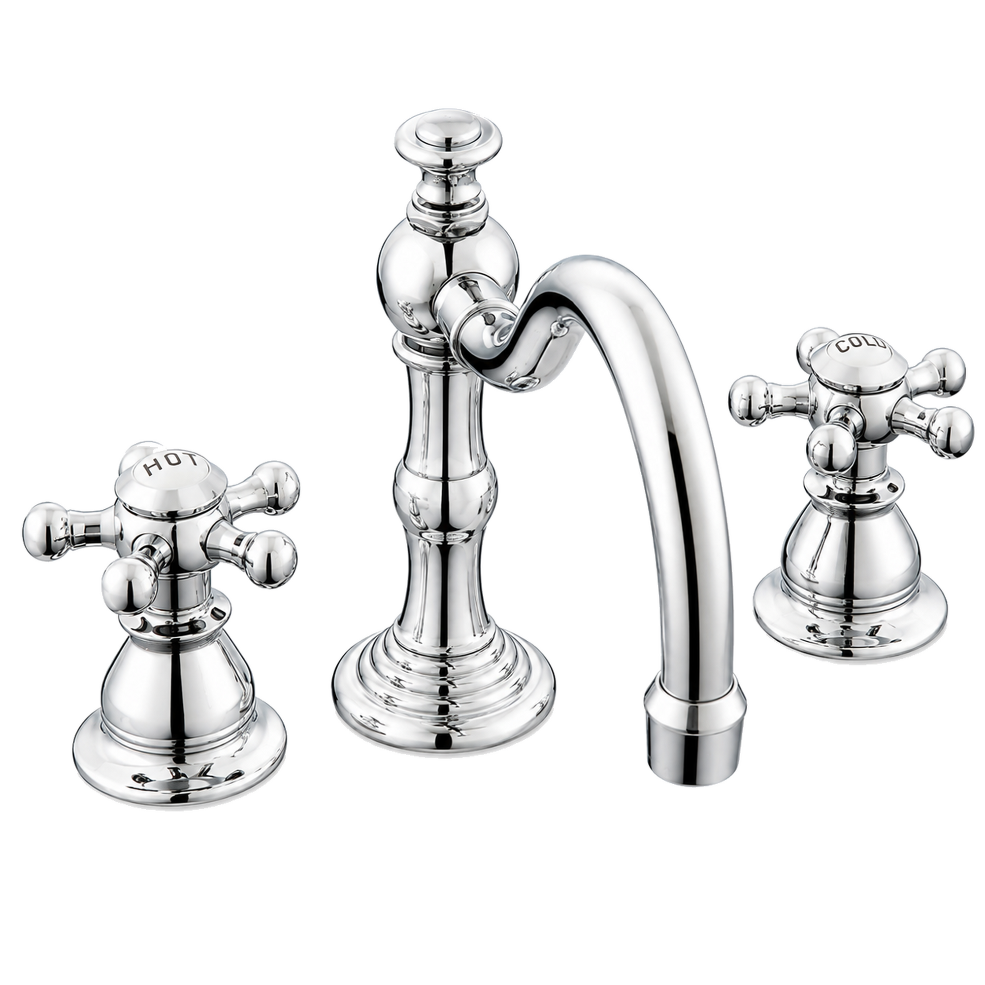 Rio Grande Widespread Lavatory Faucet P0588 | Strom Living Chrome - Bathroom Faucets