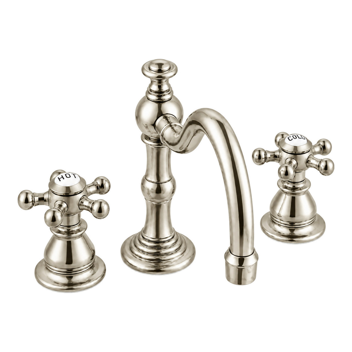 Rio Grande Widespread Lavatory Faucet P0588 in Polished Nickel