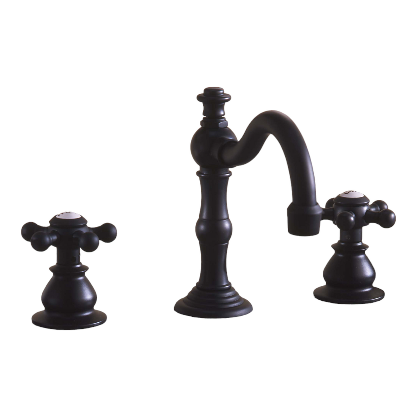 Strom Living Rio Grande Widespread Lavatory Faucet with 5 Spoke Handles and Pop-up Drain