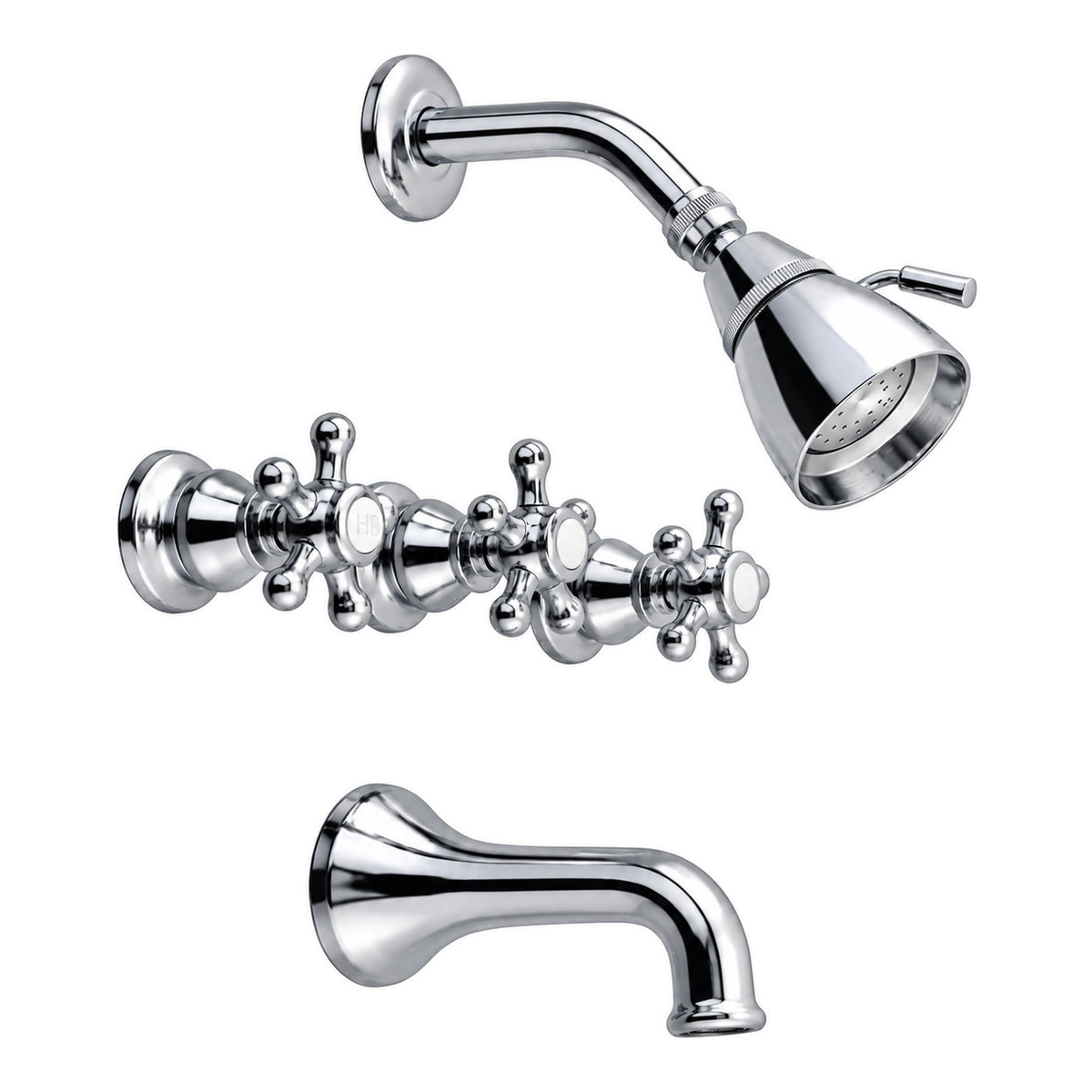 Rio Grande In-Wall Tub & Shower Set P0589 in Chrome