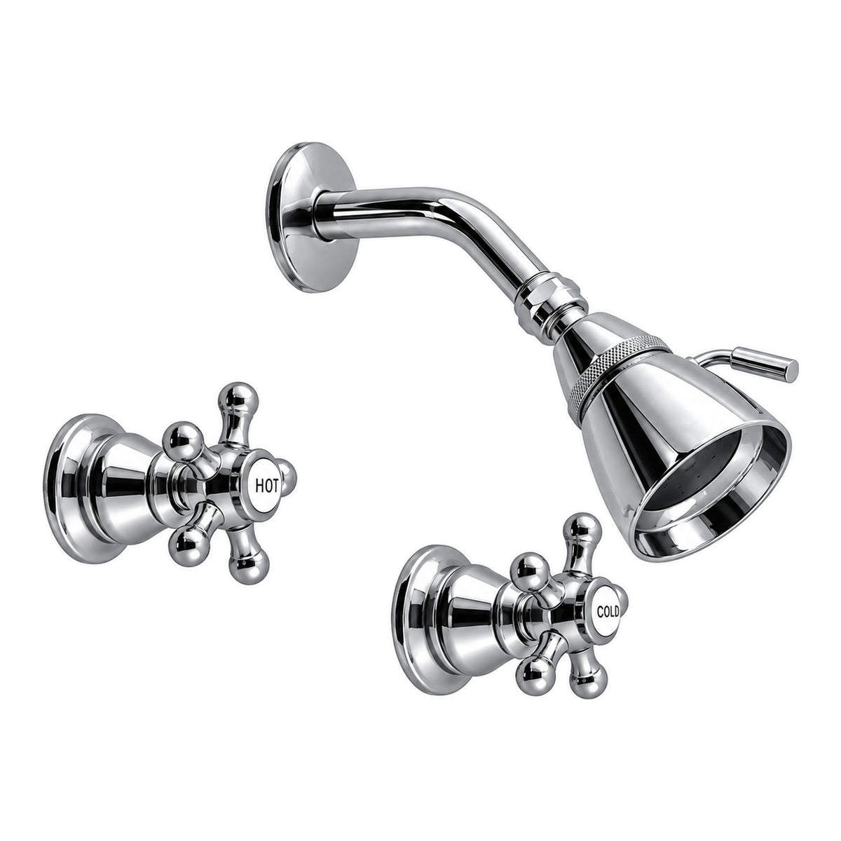 Rio Grande In-Wall Shower Set P0591 in Chrome