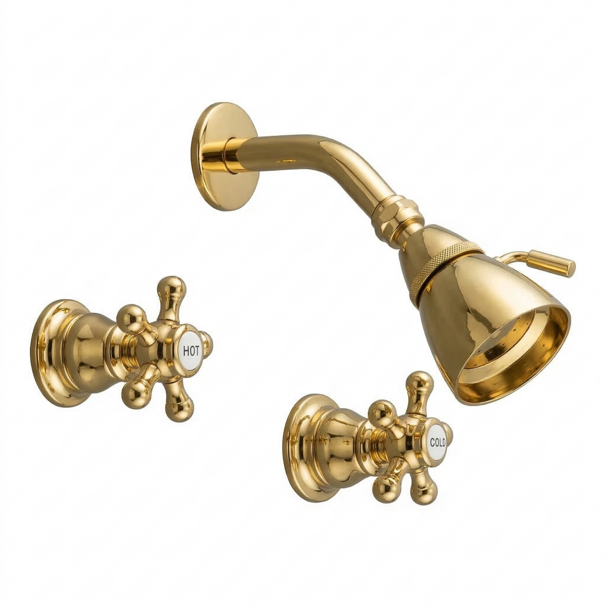 Rio Grande In-Wall Shower Set P0591 | Strom Living Polished Brass - Showers