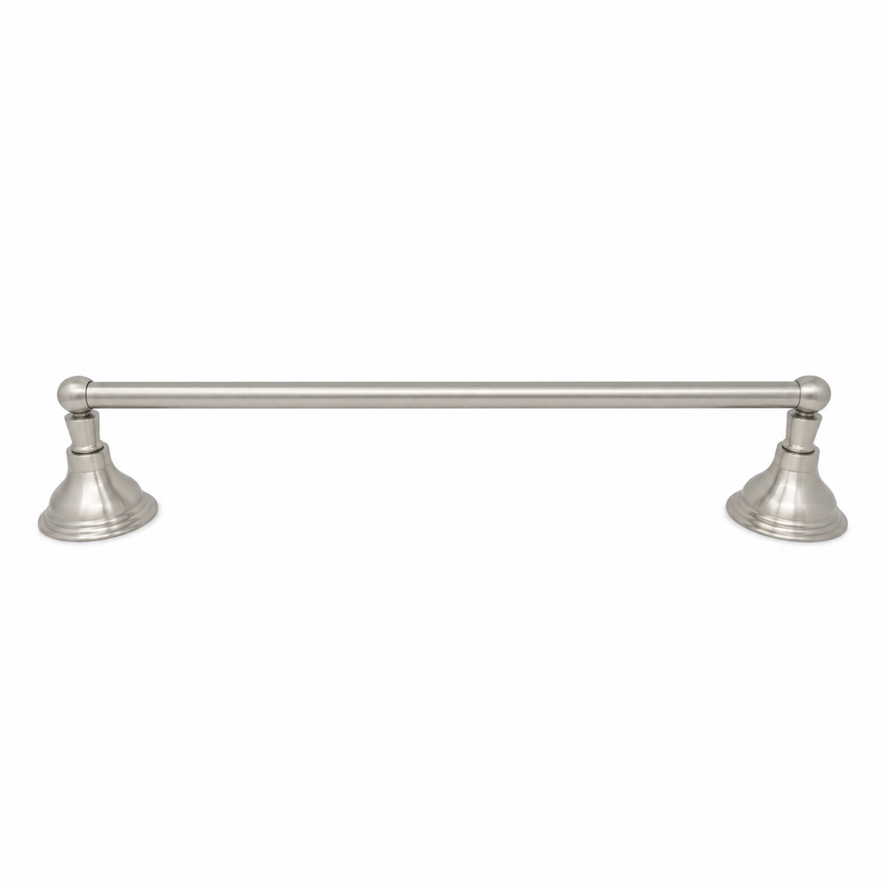 St. Lawrence Traditional Style Wall Mount Towel Bar 18'', Solid Brass and Brackets P0607 | Strom Living - Bathroom Accessories
