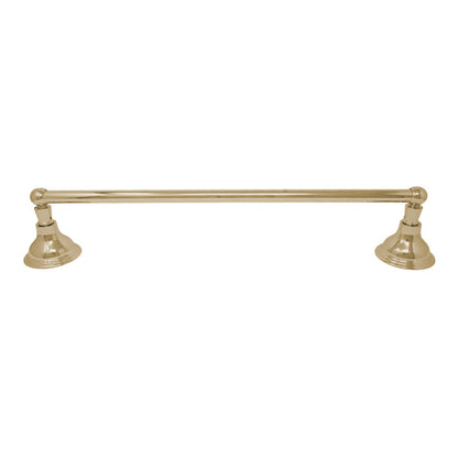 Strom Living St. Lawrence Traditional Style Wall Mount Towel Bar 18'' with High Quality Solid Brass and Brackets
