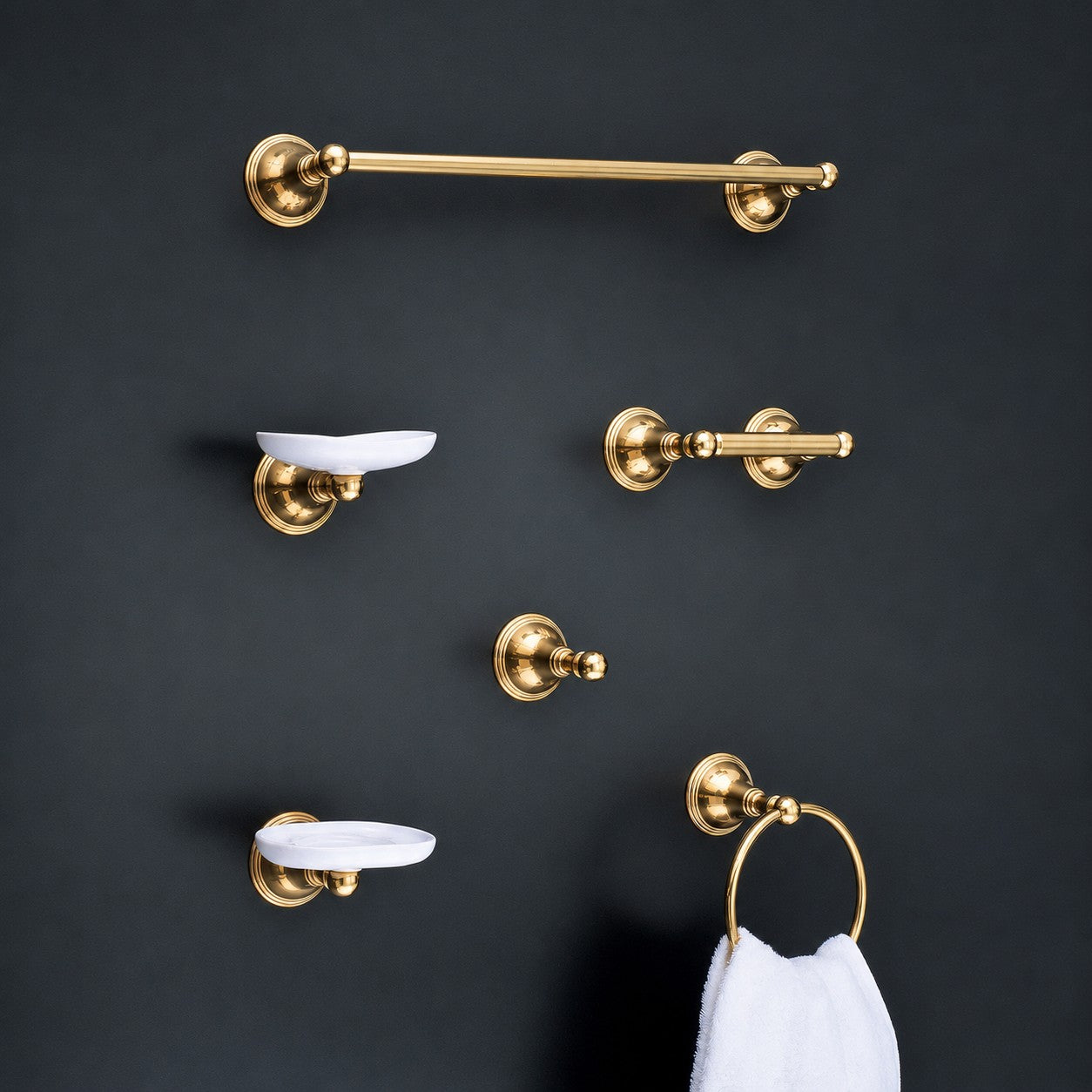 St. Lawrence Traditional Wall Mount Robe Hook with Escutcheon and Solid Brass P0612 | Strom Living - Bathroom Accessories