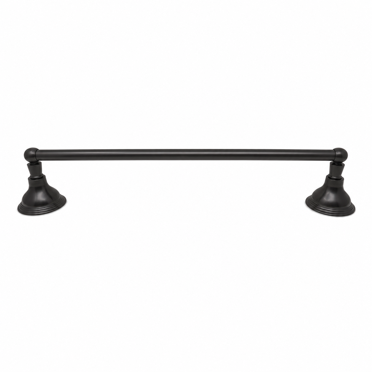 St. Lawrence Traditional Style Wall Mount Towel Bar 18'', Solid Brass and Brackets P0607 | Strom Living - Bathroom Accessories