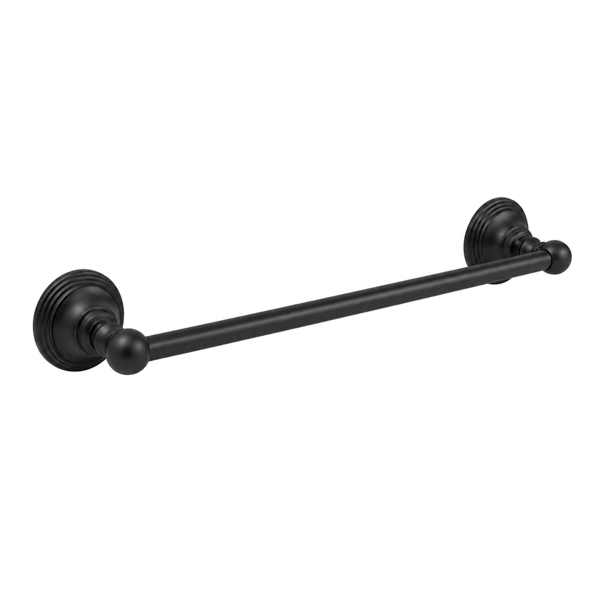 St. Lawrence Traditional Style Wall Mount Towel Bar 18'', Solid Brass and Brackets P0607 in Oil Rubbed Bronze