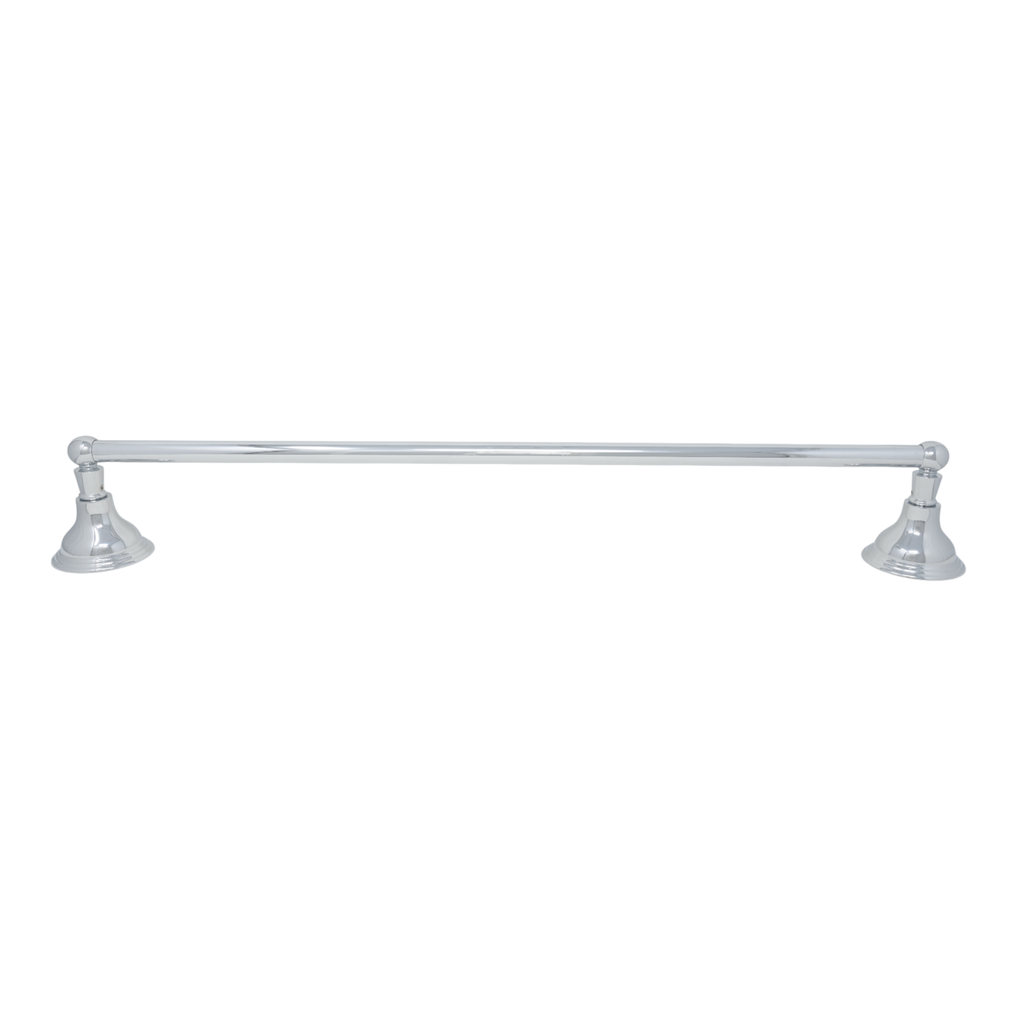 St. Lawrence Traditional Style Wall Mount Towel Bar 18'', Solid Brass and Brackets P0607 | Strom Living - Bathroom Accessories