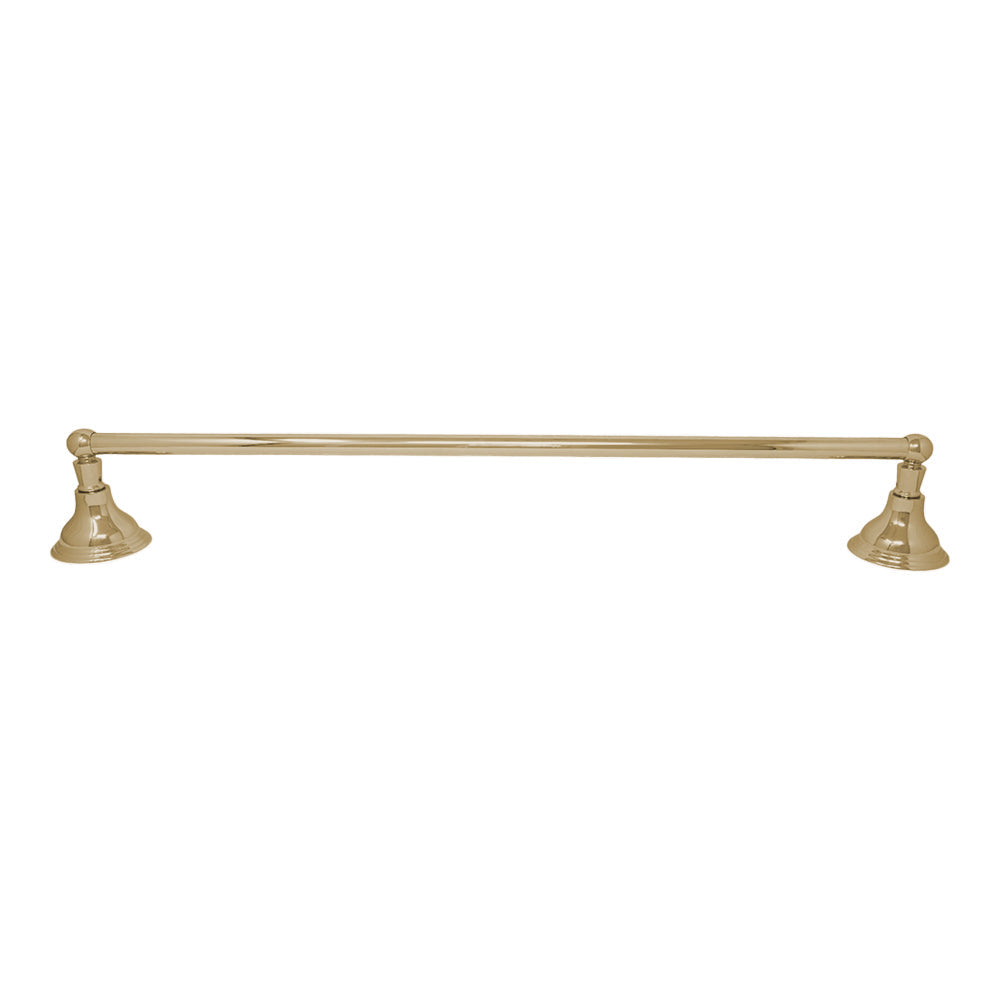 St. Lawrence Traditional Style Wall Mount Towel Bar 18'', Solid Brass and Brackets P0607 | Strom Living