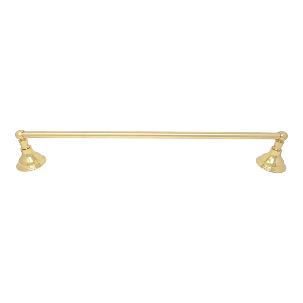 St. Lawrence Traditional Style Wall Mount Towel Bar 18'', Solid Brass and Brackets P0607 | Strom Living