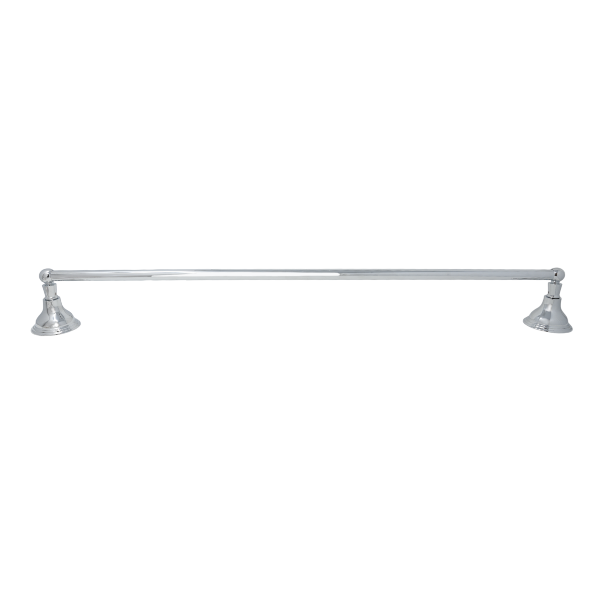 St. Lawrence Traditional Style Wall Mount Towel Bar 18'', Solid Brass and Brackets P0607 | Strom Living - Bathroom Accessories
