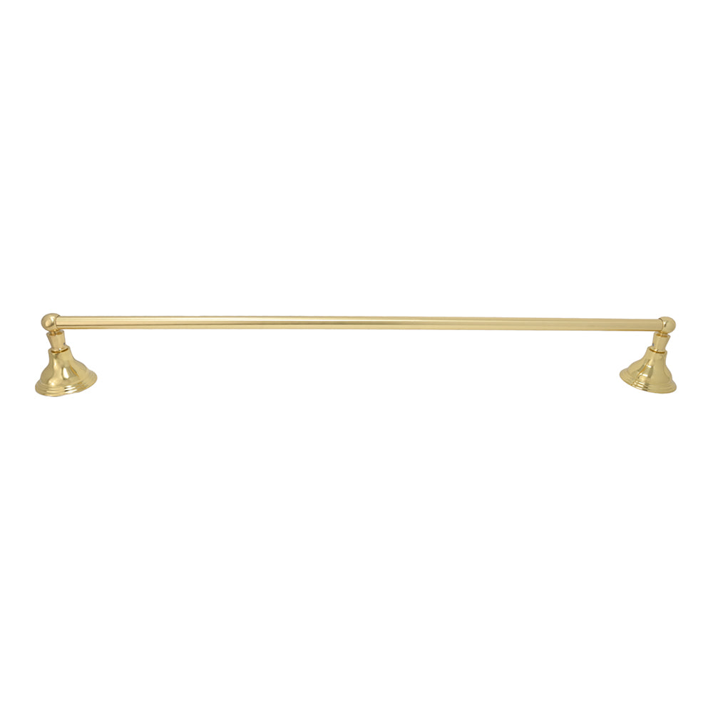 St. Lawrence Traditional Style Wall Mount Towel Bar 18'', Solid Brass and Brackets P0607 | Strom Living