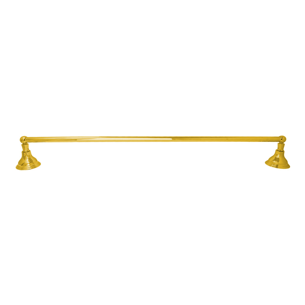 St. Lawrence Traditional Style Wall Mount Towel Bar 18'', Solid Brass and Brackets P0607 | Strom Living