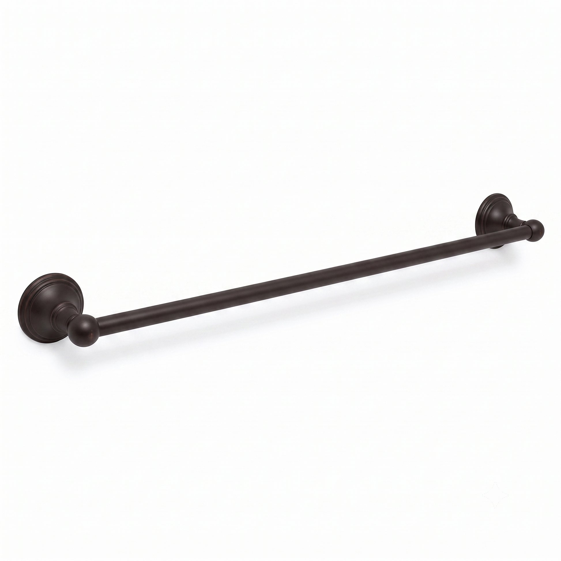 St. Lawrence Traditional Style Wall Mount Towel Bar 18'', Solid Brass and Brackets P0607 | Strom Living Oil Rubbed Bronze 30" - Bathroom Accessories