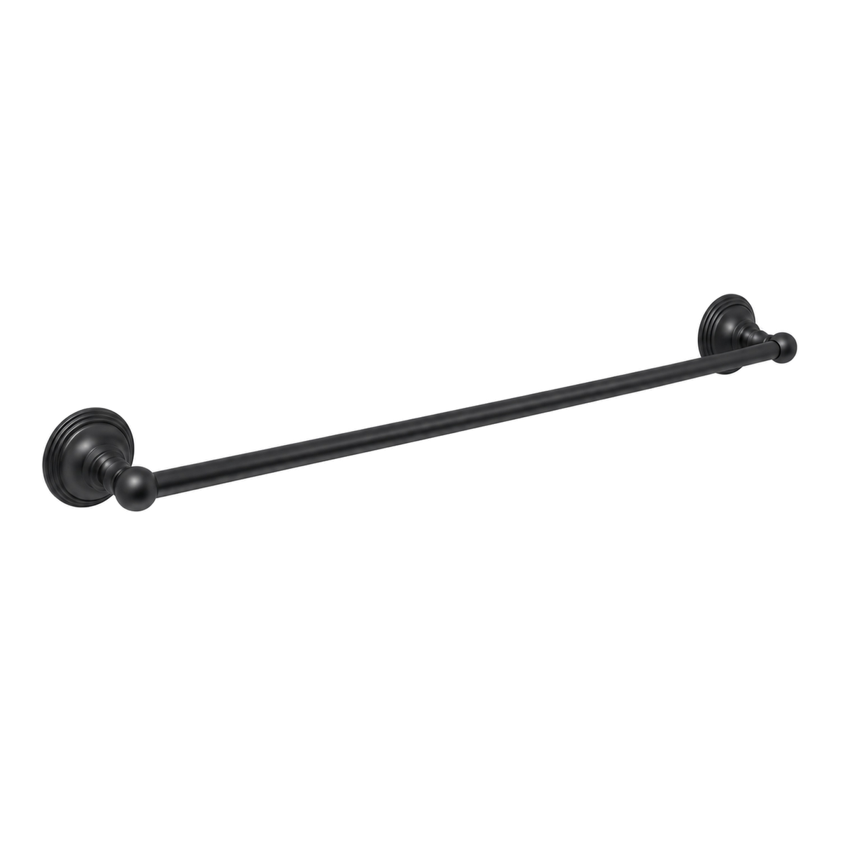 St. Lawrence Traditional Style Wall Mount Towel Bar 18'', Solid Brass and Brackets P0607 in Oil Rubbed Bronze