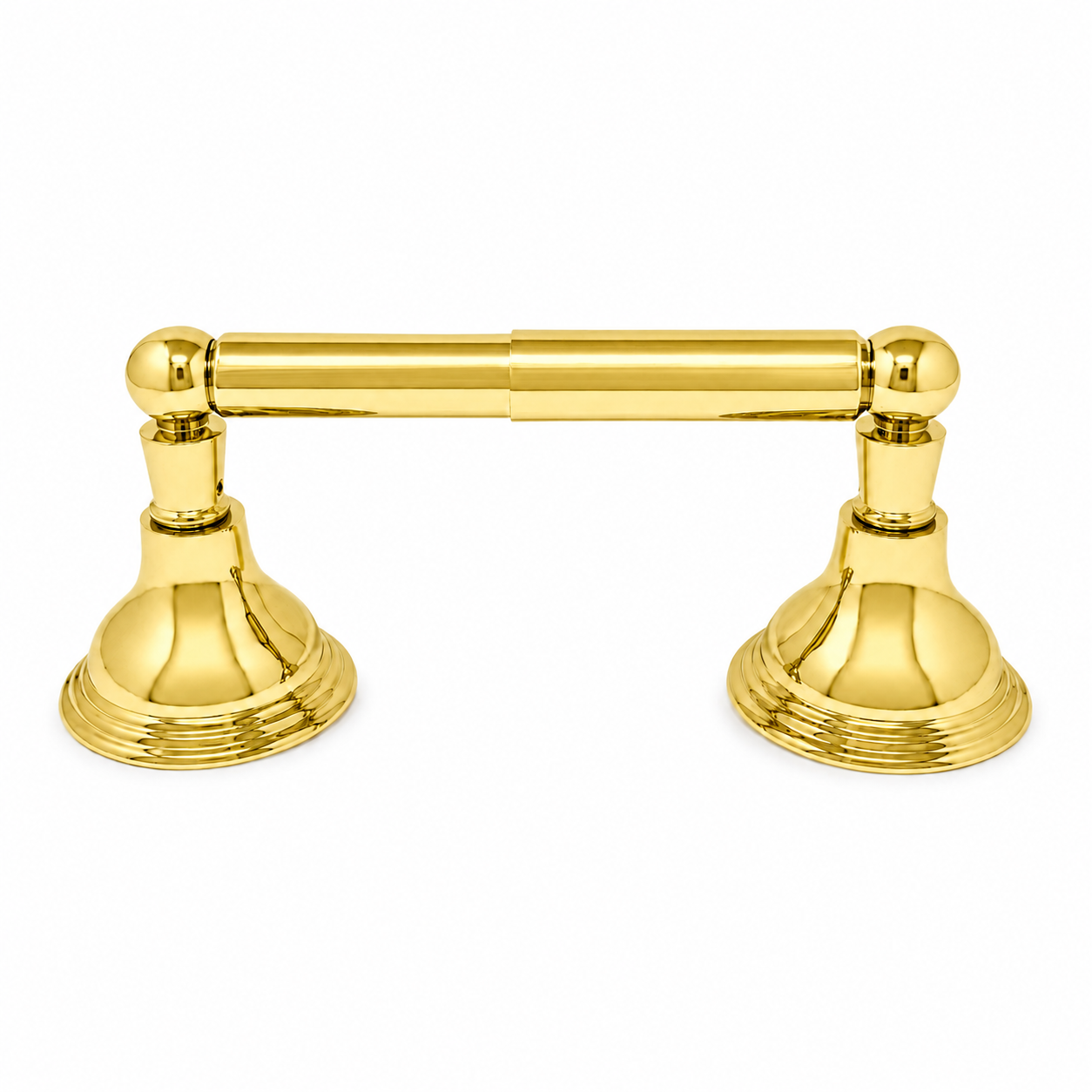 The St. Lawrence Vintage Style Wall Mount Toilet Paper Holder, Solid Brass and Mounting Hardware P0610 | Strom Living Polished Brass - Bathroom Accessories