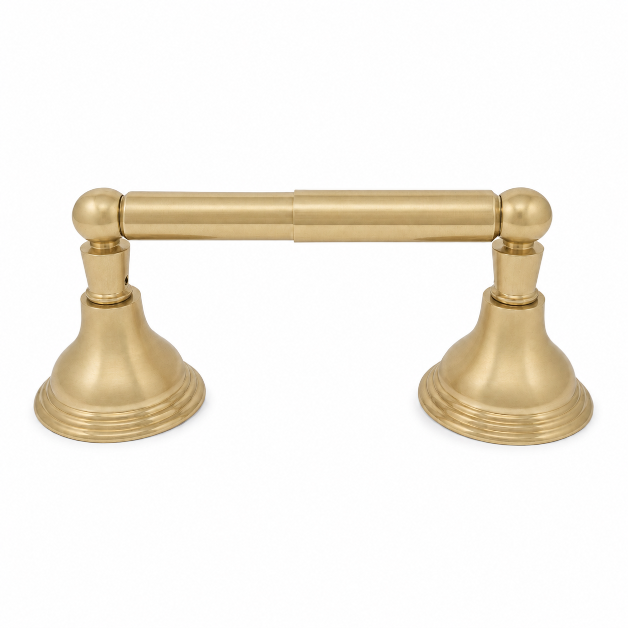 The St. Lawrence Vintage Style Wall Mount Toilet Paper Holder, Solid Brass and Mounting Hardware P0610 | Strom Living Raw Brass - Bathroom Accessories