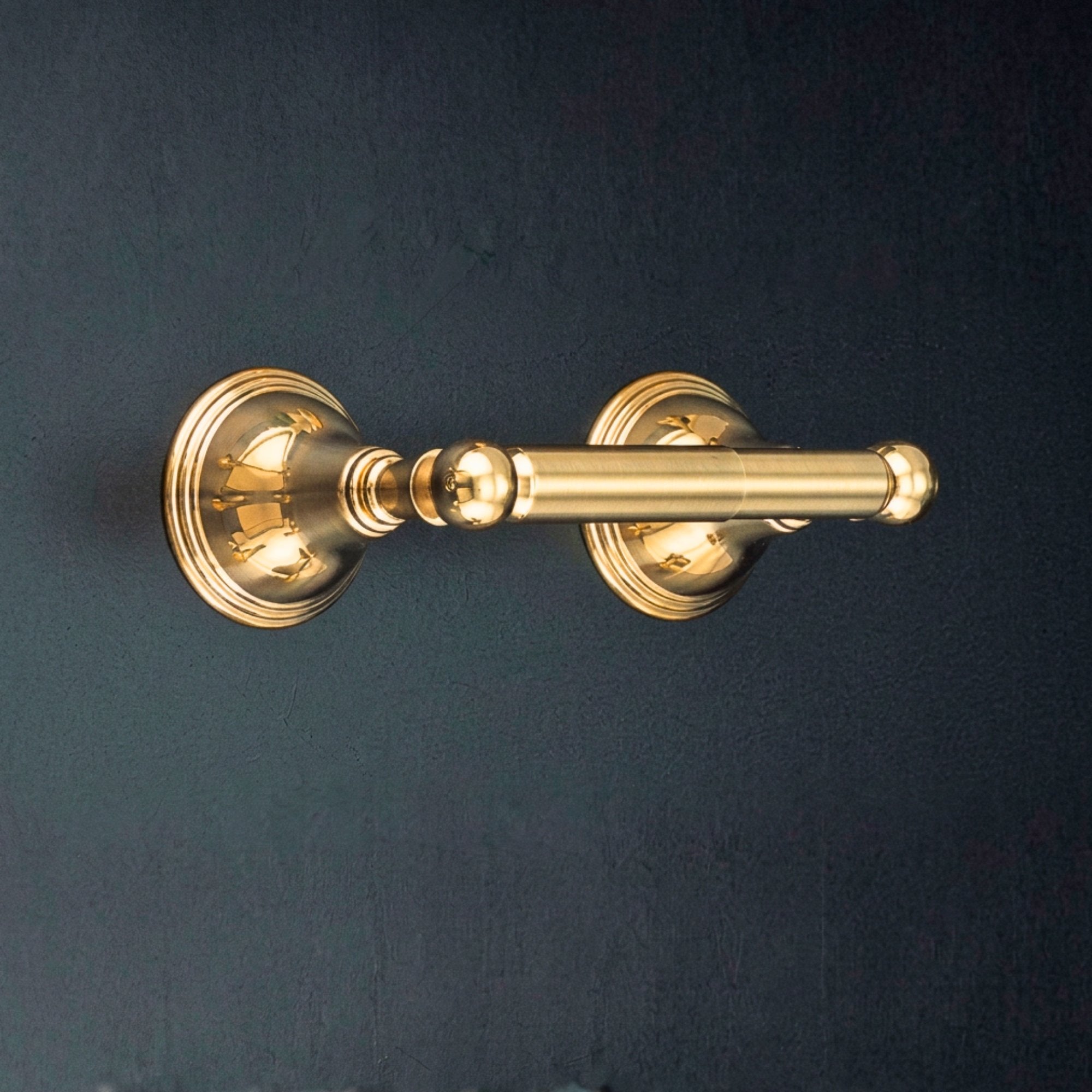 The St. Lawrence Vintage Style Wall Mount Toilet Paper Holder, Solid Brass and Mounting Hardware P0610 | Strom Living - Bathroom Accessories